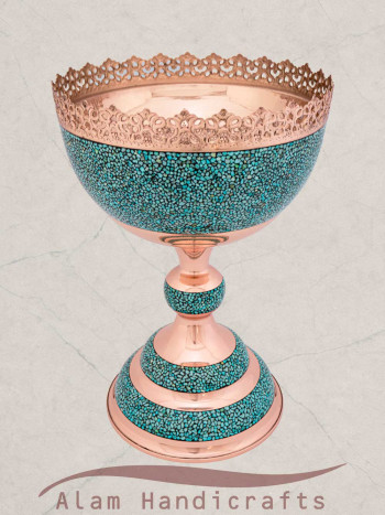 آجیل خوری فیروزه کوبی دوپله لب‌شبکه